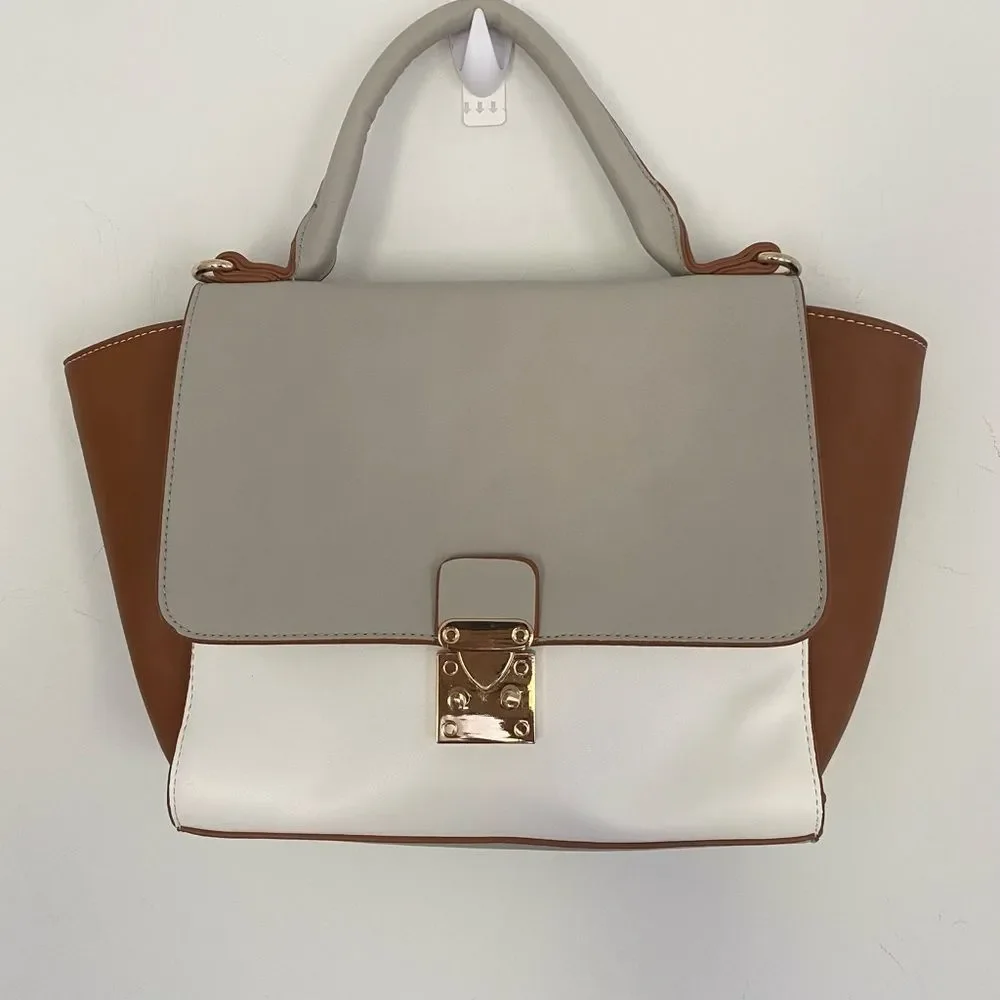 3 Color Handbag NWOT - Picture 4 of 12